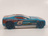 2018 Hot Wheels Mystery Models Series 2 Torque Screw Metalflake Turquoise Blue Die Cast Toy Car Vehicle