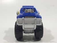 Zuru Metal Machines Monster Truck Blue and Chrome Die Cast Toy Car Vehicle