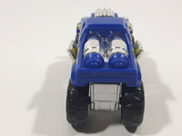 Zuru Metal Machines Monster Truck Blue and Chrome Die Cast Toy Car Vehicle