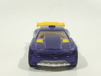 2014 Hot Wheels Track Builder 2011 Camaro Purple Die Cast Toy Car Vehicle