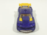 2014 Hot Wheels Track Builder 2011 Camaro Purple Die Cast Toy Car Vehicle