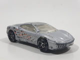 2000 Hot Wheels World Racers Ferrari 360 Modena Silver Die Cast Toy Car Vehicle