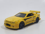2016 Hot Wheels Night Burnerz Nissan Skyline GT-R R32 Yellow Die Cast Toy Car Vehicle