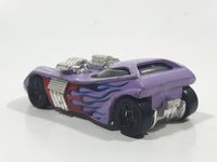 2003 Hot Wheels Heat Fleet Twin Mill II Matte Light Purple Lavender Die Cast Toy Car Vehicle