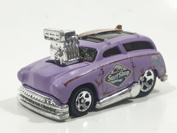 2019 Hot Wheels Rod Squad Surf 'N Turf Light Purple Lavender Die Cast Toy Car Vehicle