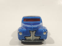 2001 Hot Wheels Monsters Tail Dragger Metalflake Blue Die Cast Toy Car Vehicle