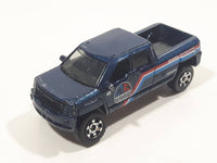 2010 Matchbox Construction GMC Terradyne Metalflake Blue Die Cast Toy Car Vehicle