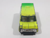 Vintage Yatming No. 1501 Ford Econoline E-150 Van Green with Black Graphics Die Cast Toy Car Vehicle