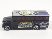 1999 Hot Wheels School Bus Black Die Cast Toy Car Vehicle