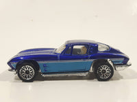 2006 Hot Wheels Corvette Stingray Split Window '63 Blue Die Cast Toy Car Vehicle
