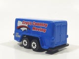 Maisto Cross Country Moving Trailer 1-555-You-Move Blue Die Cast Toy Car Vehicle