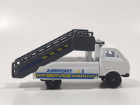 Fast Lane Airplane Ladder Stairs Truck Airport Service White Die Cast Toy Car Vehicle