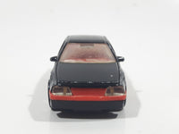 1991 Hot Wheels Peugeot 405 Black Die Cast Toy Car Vehicle