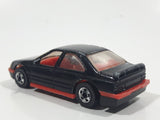 1991 Hot Wheels Peugeot 405 Black Die Cast Toy Car Vehicle