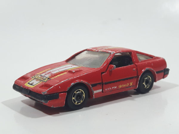 1985 Hot Wheels Nissan 300ZX Red Die Cast Toy Car Vehicle with Opening Doors