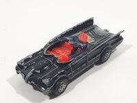 Vintage 1976 Corgi Juniors DC Comics Batman Batmobile Black Die Cast Toy Car Vehicle