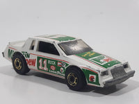 1983 Hot Wheels Mountain Dew Soda Pop Nascar Racing Stocker White Die Cast Toy Race Car Vehicle - GHO - #11 Darrel Waltrip
