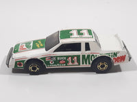 1983 Hot Wheels Mountain Dew Soda Pop Nascar Racing Stocker White Die Cast Toy Race Car Vehicle - GHO - #11 Darrel Waltrip