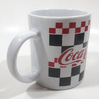 2003 Gibson Coca-Cola Coke Checkered Ceramic Coffee Mug