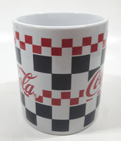 2003 Gibson Coca-Cola Coke Checkered Ceramic Coffee Mug