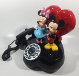 KNG America Disney Mickey Mouse and Minnie Mouse Heart Themed Animated Talking Phone 9" Tall