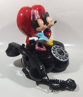 KNG America Disney Mickey Mouse and Minnie Mouse Heart Themed Animated Talking Phone 9" Tall