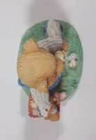 Cherished Teddies Boy With Pull-Toy Bunny Figurine Donald "Friends Are Egg-Ceptional Blessings"