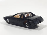 Soma Pontiac Fiero Black Die Cast Toy Car Vehicle Made In Hong Kong