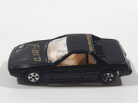 Soma Pontiac Fiero Black Die Cast Toy Car Vehicle Made In Hong Kong