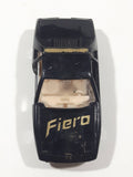 Soma Pontiac Fiero Black Die Cast Toy Car Vehicle Made In Hong Kong