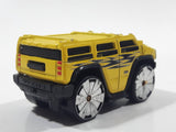 2004 Hot Wheels First Editions Blings Hummer H2 Yellow Die Cast Toy Car Vehicle