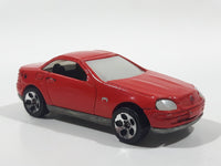 Rare 1997 Hot Wheels Mercedes SLK Red Die Cast Toy Car Vehicle