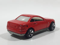 Rare 1997 Hot Wheels Mercedes SLK Red Die Cast Toy Car Vehicle