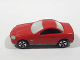 Rare 1997 Hot Wheels Mercedes SLK Red Die Cast Toy Car Vehicle