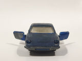 Vintage 1969 Lesney Matchbox Superfast No. 5 Lotus Europa Blue Painted Dark Blue Die Cast Toy Car Vehicle with Opening Doors