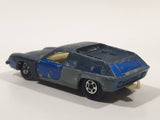 Vintage 1969 Lesney Matchbox Superfast No. 5 Lotus Europa Blue Painted Dark Blue Die Cast Toy Car Vehicle with Opening Doors