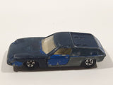 Vintage 1969 Lesney Matchbox Superfast No. 5 Lotus Europa Blue Painted Dark Blue Die Cast Toy Car Vehicle with Opening Doors