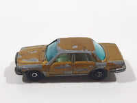 Vintage Yatming No. 1012 Mercedes-Benz 450 SEL Gold Die Cast Toy Car Vehicle - Hong Kong