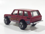 1997 Hot Wheels Biff! Bamm! Boom! Range Rover Dark Magenta Pink Die Cast Toy Car Vehicle