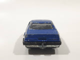 Vintage Majorette No. 217 Ford Thunderbird Dark Blue 1/67 Scale Die Cast Toy Car Vehicle With Opening Hood