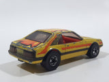 1980 Hot Wheels 1979 Ford Mustang Yellow Die Cast Toy Car Vehicle