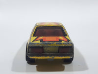 1980 Hot Wheels 1979 Ford Mustang Yellow Die Cast Toy Car Vehicle