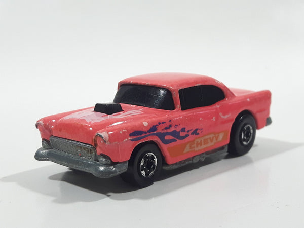 VHTF Rare 1990 Hot Wheels Cereal Promo '55 Chevy Pink Die Cast Toy Classic Car Vehicle