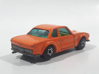 Vintage 1976 Lesney Matchbox Superfast BMW 3.0 CSL Orange Die Cast Toy Car Vehicle with Opening Doors