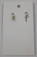Western Cowboy Boot Shaped Dangling Metal Earrings Canadian Crafted