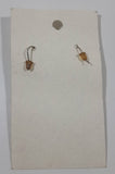 Western Horse Themed Oval Shaped Dangling Earrings Canadian Crafted