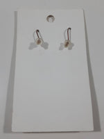 Western Cowboy Hat Shaped Dangling Copper Tone Metal Earrings