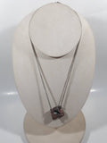 Western Copper Tone Horse Head Pendant 18" Long Metal Chain Necklace