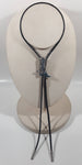 Western Cowboy Boot with Spurs Black Draw String Bolo Tie