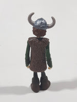 How To Train Your Dragon Hiccup Horrendous Haddock III Wearing A Viking Helmet 3" Tall Toy Action Figure